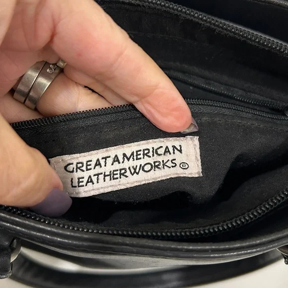 Vintage Great American LeatherWorks Crossbody/ Handbag